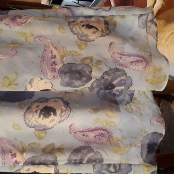 Dress,sheer with lining. Colour light blue, floral. "All That Jazz" small size. - Picture 4 of 11